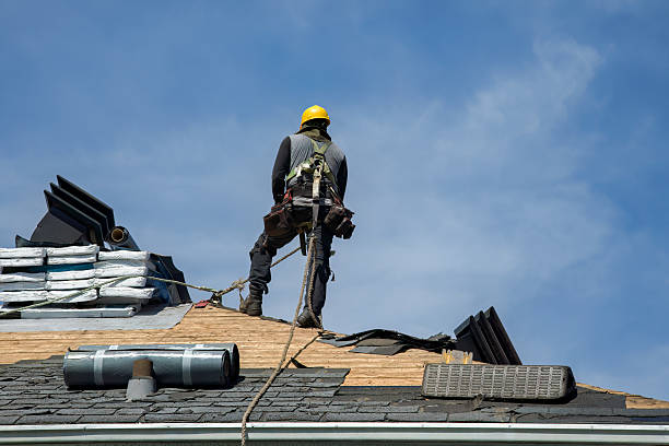 Professional Metal Roofing technician working in Ridgeway, WI